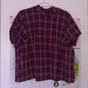 ModCloth Honestly Mod Mock Neck Top